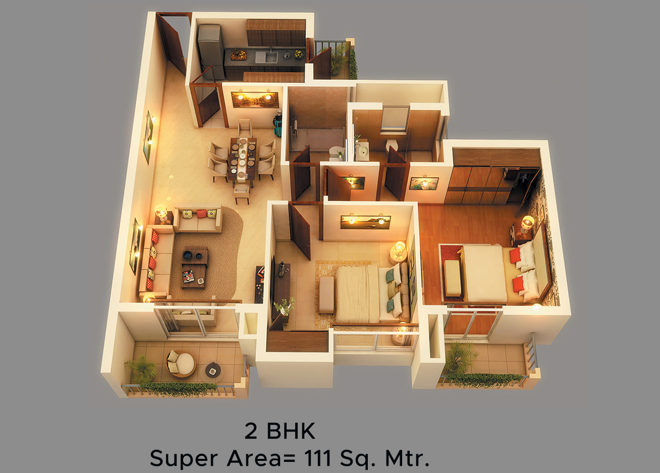 4 bhk apartment in Noida 